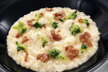 Risotto gorgonzola, salsiccia e broccoletti